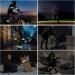 Rafiyu 8-Piece Bicycle Pants Bracket - Elastic Reflective Straps with Velcro for Outdoor Jogging & Cycling - Green & Black Safety Bracelet (35 x 5 cm) - Buy Online on GoSupps.com