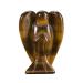 CrystalTears Tiger Eye Crystal Guardian Angel Healing Crystal Stone Angel Statue figurine for Home Desk Decor Yoga Meditation Gift for Christmas Tiger's Eye