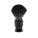 Edwin Jagger 1EJ336SYN Classic Black Synthetic Fibre Eco-Friendly Vegan Exfoliating Shaving Brush for Shaving Cream or Shaving Soap for Men and Women (Imitation Ebony)