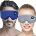Ewarmer Cordless Rechargeable Heated Eye mask for Dry Eyes - Stye Eye Treatment Warm Compress Relieve Blepharitis Pink Eye Hot Compress Therapy Mask Steam Eye Mask with Sound Reminder (Grey) Gray