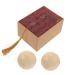 Clispeed 1 set of Jade-fitness handball massage ball Hand massage balls Jade handball handball massage practical massage balls around the ball roll massage globe quartz ball
