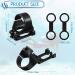 Dive Snorkel Clip Set - 16 Pcs Universal Plastic Silicone Keeper for Snorkel Mask - Black Attachment Gear Spare Part for Snorkeling and Diving - Buy Online on GoSupps.com