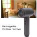 Cordless Hair Dryer Portable Lightweight Fast Drying Hairdryer Blowdryer Constant Temperature 5000mAh Batterry 6 Speed Adjustment Hairdryer for Home Camping (US Plug) US Plug Coffee - Buy Online on GoSupps.com