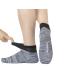 Yomandamor 5 Pairs Mens Bamboo Non-Slip Diabetic Socks Cushioned Low-Cut Socks with Seamless Toe 10-13 Black
