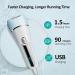 6-in-1 Epilator for Women - IPX7 Waterproof Hair Removal & Exfoliation | Rechargeable Shaver Facial Brush & Massage - Buy Online on GoSupps.com