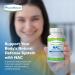 Power By Naturals NAC Supplement - 1000mg N-Acetyl Cysteine for Liver and Lung Support - 90ct Pure NAC Capsules - Buy Online on GoSupps.com