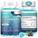 2 Pack Sugar Free Acetyl L-Carnitine Gummies L-Carnitine Supplement for Women & Men with Vitamin C & B12 ALCAR for Energy Brain & Heart Health Support Vegan Non-GMO 120 Count 60 Count (Pack of 2)