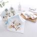 Kissvian 2-Pack Pure Cotton Square Face Towel Hand Towels Chinese Style Imperial Garden Pattern Ultra Soft Washcloths for Bathroom - Buy Online on GoSupps.com