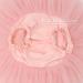 Hoolchean Baby Girls Soft Tutu Skirt & Flower Headband Set | 6-12 Months | Light Pink - Buy Online on GoSupps.com