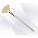 Natural White GOAT Fan Mask Brush Acid Applicator for Glycolic Lactic TCA Skin Peel/Masques (Large) - Low shipping