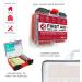 100-Piece First Aid Kit | Exceeds OSHA & ANSI Standards | For Home, Office, Car, School, Emergency, Survival, Camping, Hunting & Sports - Buy Online on GoSupps.com
