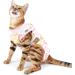 Selmai Medical Pet Shirt | Soft Cotton E-Collar Alternative for Dogs & Cats | Post-Surgery Nursing Clothing | Wound Protection & Prevent Licking | Pink XL Donut Design - Buy Online on GoSupps.com