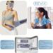 REVIX Microwave Heating Pad Set - Neck, Shoulders, Lower Back Pain Relief - Hot Compress Wrap with Weighted Plush - Includes Hot Eye Mask for Migraine Stress Relief - Set of 3 Gray - Buy Online on GoSupps.com