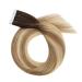 Shop Moresoo Virgin Tape-In Extensions - Real Remy Hair Invisible Adhesive Tape #3/8/22 5 Pieces 12.5g 45cm - Buy Online on GoSupps.com