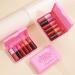 TITIMORE 6 Colors Lip Tint Stain Set Korean Lip Gloss Long lasting Mini Liquid Lipstick Waterproof Lip and Cheek Tint Non-Stick Cup Moisturizing High Pigment Lip Color Makeup(Pink) - Buy Online on GoSupps.com