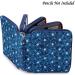 BTSKY Colored Pencil Case- 160 Slots Pencil Holder Pen Bag Large Capacity Pencil Organizer with Handle Strap Handy Colored Pencil Box with Printing Pattern Blue Star Bright Blue - Buy Online on GoSupps.com