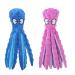 CPYOSN Dog QuietSchandkrake no stuffing crinkle plush dog toys for the durable interactive dog toy for the small and medium dog (purple+blue)