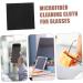 50pcs Glasses Cloth Wipes - Lens Cleaning Cloths for Eyeglasses & Electronics - Premium Fiber Wipes for Quick & Easy Cleaning - Buy Online on GoSupps.com