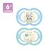 MAM Perfect Night Baby Pacifier 2 Pack, Glow in the Dark, 6-16 Months Boy - Design Varies - Buy Online on GoSupps.com