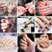 Noverlife 1200PCS Clear & Natural Round Acrylic Fake Nails - 10 Sizes Full Cover Short Oval False Nails for Nail Salon DIY Nail Design - Buy Online on GoSupps.com