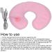 Garosa Breastfeeding Heat Pads - Soothing Electric Nursing Pads with 3 Heat Settings (50 55 60 ) for Mothers - Buy Online on GoSupps.com