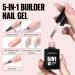 Tomicca 5 in 1 Builder Nail Gel - 15ml UV/LED Geln gel for Nail Extension Strengthening & Design | International Shipping Available - Buy Online on GoSupps.com
