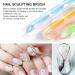5 Pcs Round Sable Acrylic Design Nail Art UV Gel DIY Brush Pen Set - Sizes 2/4/6/8/10 - Buy Online on GoSupps.com