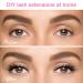 Poiuyoiu Single Eyelash Extension Set - 8-16mm Length Glue & Remover - Thick D Curl Volume Lashes for Home Application - Reusable 60D-T - Buy Online on GoSupps.com