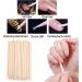 100 Pcs Orange Sticks + 6 Nail Files & Buffers | Double Sided Wooden Cuticle Pusher Stick | Nail Care Set - Buy Online on GoSupps.com
