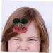 Beaupretty Three-Dimensional Cherry Barrettes kid hair fancy bobby decorative hair clip blue hair bow hair ornament girls hair clips black bow girl hairpins issue card child Iron Hair - Buy Online on GoSupps.com