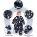 Lobmouse Baby Winter Snowsuit Jumpsuit | Hooded Romper for Boys & Girls | Thick & Warm Infant Coat Outfit | Dark Blue Animals | 18-24 Months - Buy Online on GoSupps.com