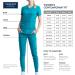 Jogger Scrub Pants for Women 4-Way Stretch with Mid Rise Cargo Pocket Superior Performance and Comfort CK110A Medium Black - Buy Online on GoSupps.com