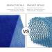 TPPIG 3 Pieces Bath Sponge Net African Long Net Exfoliating Body Scrubber Scrubber Skin Smoother - Buy Online on GoSupps.com