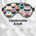 Colorful Cupcakes Print Double-Sided Eye Mask Soft and Light Blocking for Enhancing Sleep Quality - Buy Online on GoSupps.com