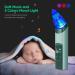 Baby Nasal Aspirator - Rechargeable Nose Sucker with 3 Suction Levels, Soothing Music & Light for Newborns & Toddlers - Green & White - Buy Online on GoSupps.com
