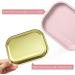 Cute Mini Pink Rolling Tray with Magnetic Lid - Premium Metal Design, Portable Storage for Home & Travel - 7 x 5.5 - Buy Online on GoSupps.com
