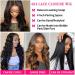 Wigs for Black Women Human Hair Body Wave Glueless 4x4 Closure Wigs Human Hair Pre Plucked  Brazilian Virgin Body Wave Lace Front Wig Bleached Knots  150 Density Natural Black Human Hair Wigs(16 Inch) 16 Inch 4x4 Body - Buy Online on GoSupps.com
