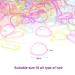 Hoyols 2000 Small Rubber Bands Hair Ties for Kids - Multi Color Elastic Ponytail Holders Value Pack - Buy Online on GoSupps.com