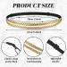 Elegant Leather Boho Headbands - 6-Piece Set for Women and Girls | Non-Slip Stretchy Braided Hair Bands - Perfect for Vacation and Hippie Style - Buy Online on GoSupps.com