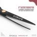 B-FOKUS Professional 4.5 Mustache Scissors - German Stainless Steel Beard & Mustache Grooming Kit for Men with Leather Case and Comb Set - Buy Online on GoSupps.com