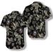 HYPERFAVOR Skull Barber Shirts for Men- Casual Short Sleeve Barber Skull Shirt Men- Barber Hawaiian Shirts for Men Medium V3 - Buy Online on GoSupps.com
