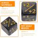Ipetboom Kids Toys 24Pcs Dice Counters Token Dice D6 Cube Loyalty Black Dice Set - Buy Online on GoSupps.com