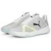 PUMA Unisex Accelerate Turbo Nitro II - Hallenturnschuh 41 EU | Puma White Black & Fizzy Light Nitro Blue - International Shipping Available - Buy Online on GoSupps.com