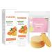 Turmeric Facial Cleanser with Cleansing Pads - Turmeric Face Wash Soap & 20Pcs Facial Sponges Natural Turmeric Soap And Face Pads Skin Care Set for Women & Men Smooth Skin Turmeric Cleanser with 20pcs Facial Sponges