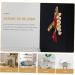 ABOOFAN 6 Pcs Simulation Vegetable Pendant Houseplant House Plants Artificial Fake Vegetable Skewer Chili - Buy Online on GoSupps.com