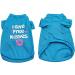 Shop AMAONE Chihuahua Dog Coat - Winter Bowknot Knit Jacket for Small Dogs - Leopard Print - Blue - Buy Online on GoSupps.com