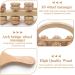 Gzjiyu 4 STK Massage Roller Set Fascia Rollers with Handles for Neck Shoulders Legs & Full Body Muscle Relief | International Shipping Available - Buy Online on GoSupps.com