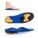 TOPSOLE Orthotic Insoles Plantar Fasciitis Insoles Arch Support Insoles for Flat Feet Foot Pain High Arches OverPronation Metatarsalgia Heel Pain Insoles for Men and Women (UK-12-30.5cm Blue) UK-12-30.5cm Blue