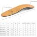 Orthotic Leather Insoles for Plantar Fasciitis Relief | Arch Support Inserts for Flat Feet | Thin Shoe Pads with Semi-Rigid Support - Buy Online on GoSupps.com