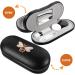 Minkissy Portable 2-in-1 Glasses Case - Double-Sided Multifunctional & Durable Lens Holder Black (16.5x7.5x6cm) for International Shipping - Buy Online on GoSupps.com